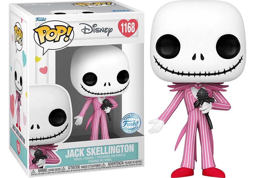 The Nightmare Before Christmas: Jack Skellington POP! Vinyl Figure in a Charming Pink Suit [Restricted Sale]