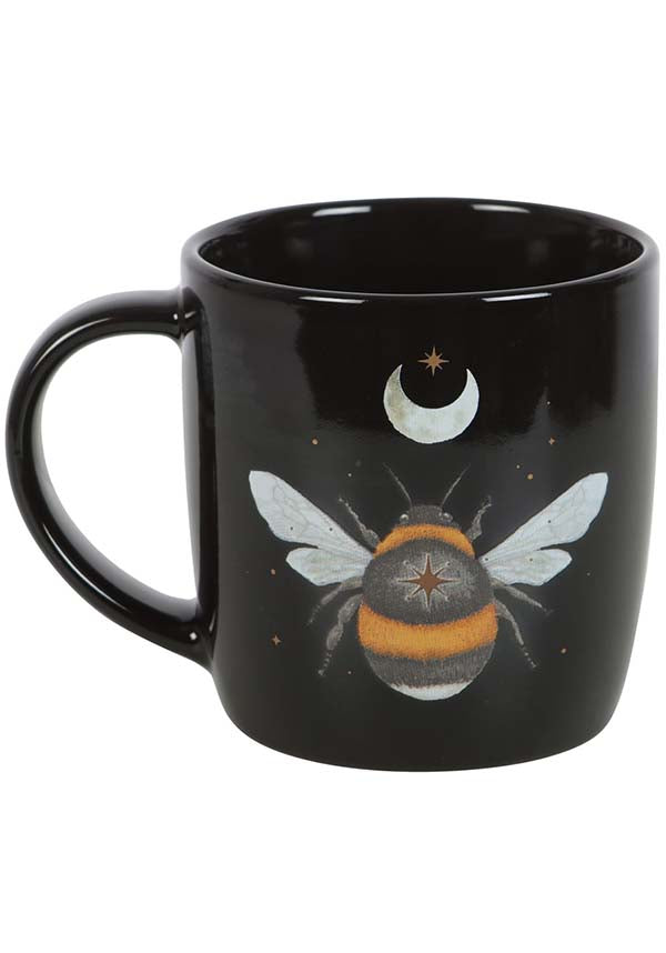 Enchanted Dark Forest Bee Ceramic Coffee Mug