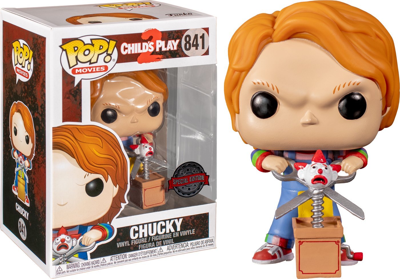 Child's Play 2: Chucky with Buddy & Scissors Limited Edition POP! Vinyl