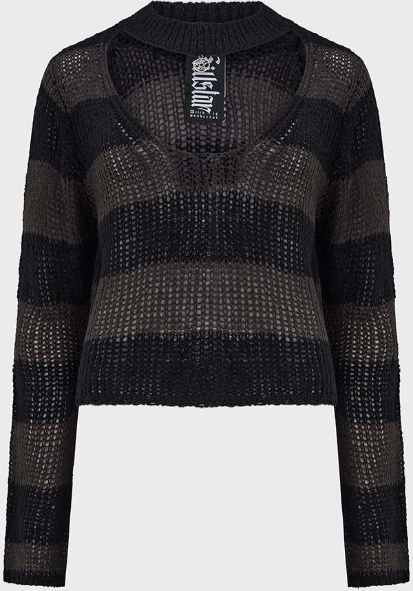 Soft and Stylish Cruel Conscience Knit Sweater with Unique Design