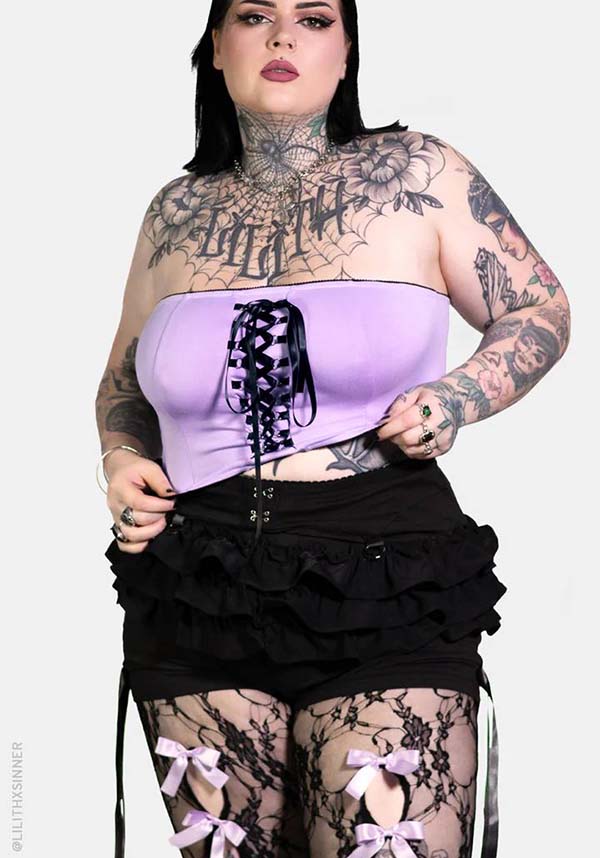 Lavender Fleur | Soft 4 - Way Stretch Tube Top
