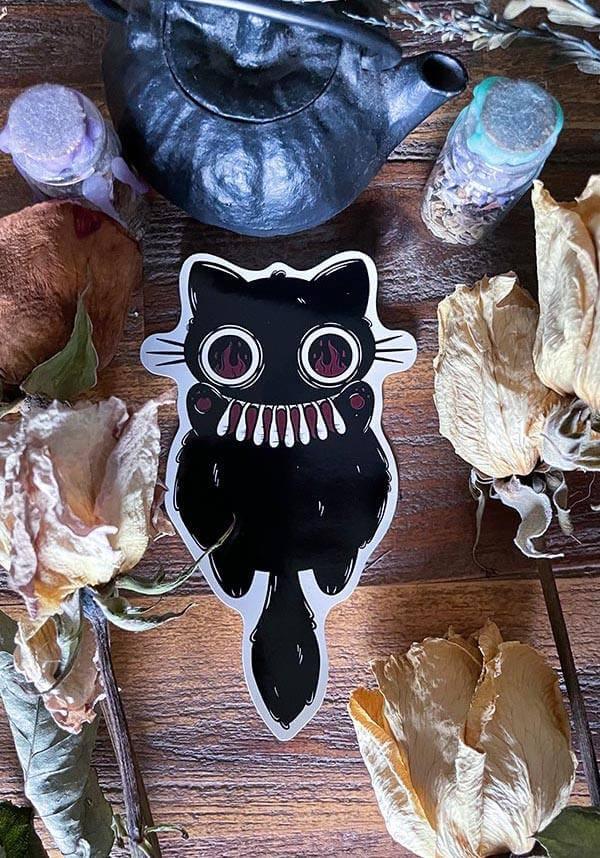 Handmade Voidling Glowing Neck - Ruff Cat Sticker