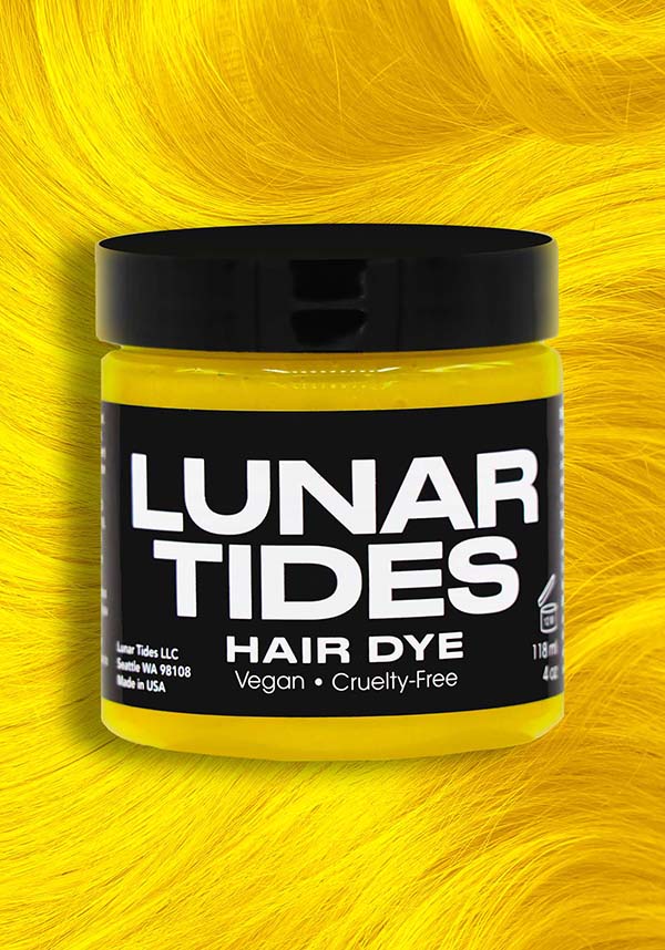Vibrant Citrine Yellow Semi - Permanent Vegan Hair Dye