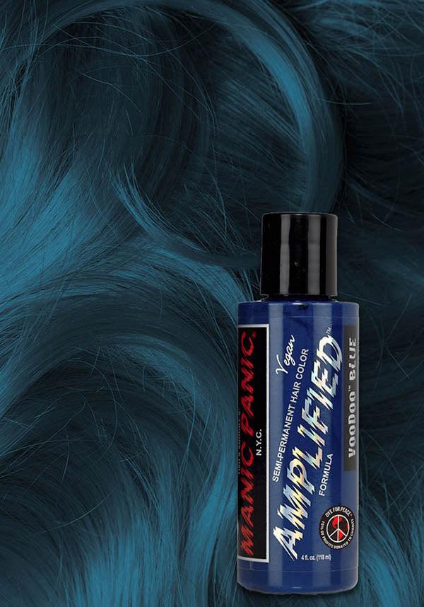 Manic Panic Amplified Semi - Permanent Cream Hair Color in Voodoo Blue Shade