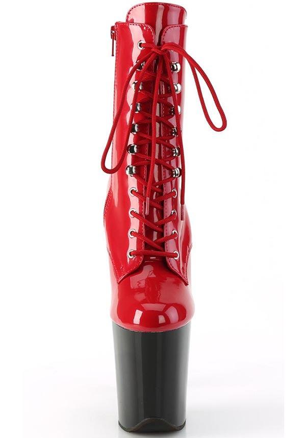 PRE-ORDER: Red Flamingo-1020 Platform Heel Ankle Boots
