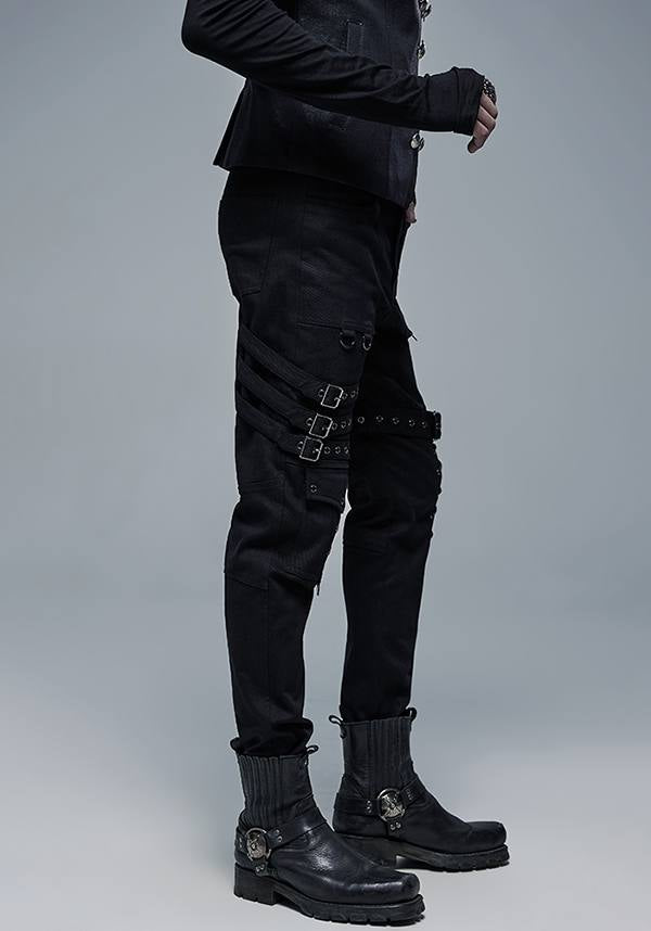 Underworld Vanquish Punk-Style Cotton Blend Statement Pants