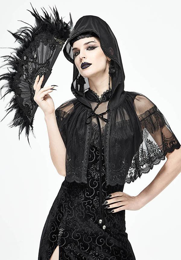 Void Century | Mysterious Hooded Capelet for a Spooky Look