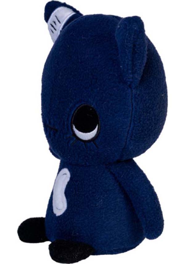 Navy Blue Stitch Kitty Plush Toy - Cola Designed by Gus Fink