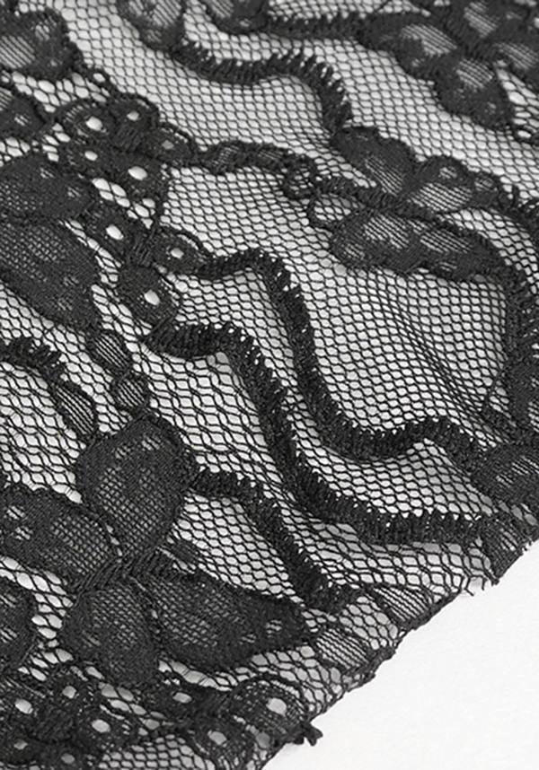 Esmerée Elegant Evening Dress for a Regal Goth Look