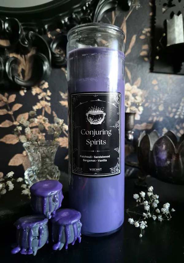 Limited Edition Conjuring Spirits Prayer Candle for Halloween Rituals by Wixcraft