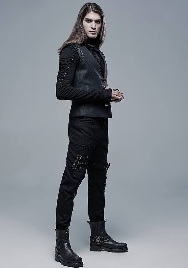 Underworld Vanquish Punk-Style Cotton Blend Statement Pants