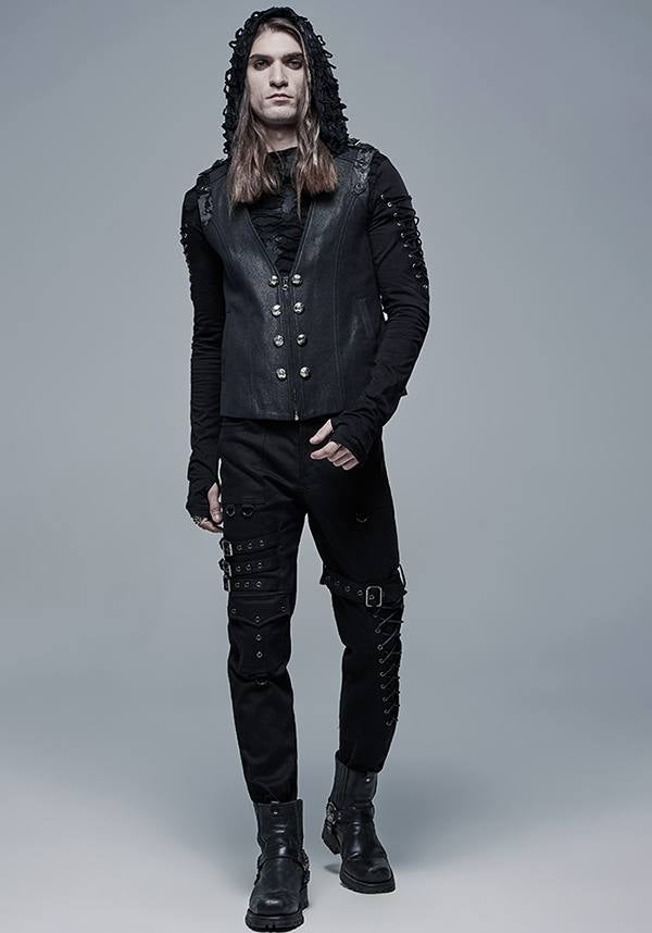 Underworld Vanquish Punk-Style Cotton Blend Statement Pants