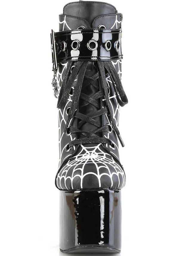 PREORDER! TORMENT-51 Black Platform Ankle Boots