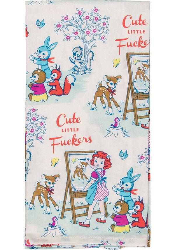 Adorable and Absorbent 100% Unbleached Cotton Dish Towel