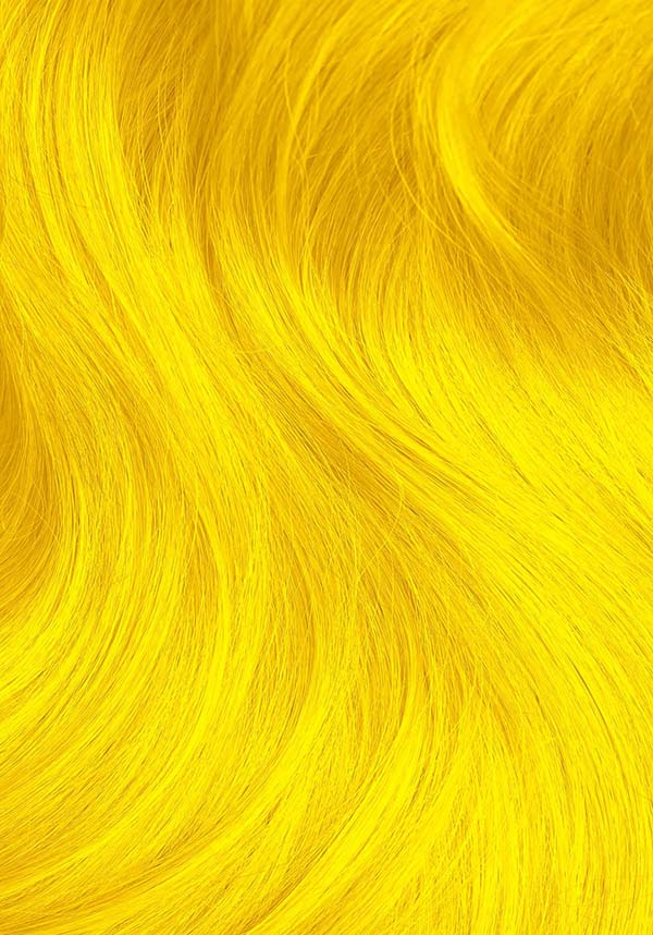 Vibrant Citrine Yellow Semi - Permanent Vegan Hair Dye