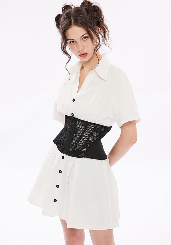 Clover Dreamy Mesh Corset for a Chic and Edgy Look
