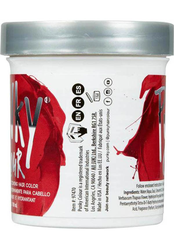 Vibrant Vermillion Red Semi - Permanent Conditioning Hair Colour