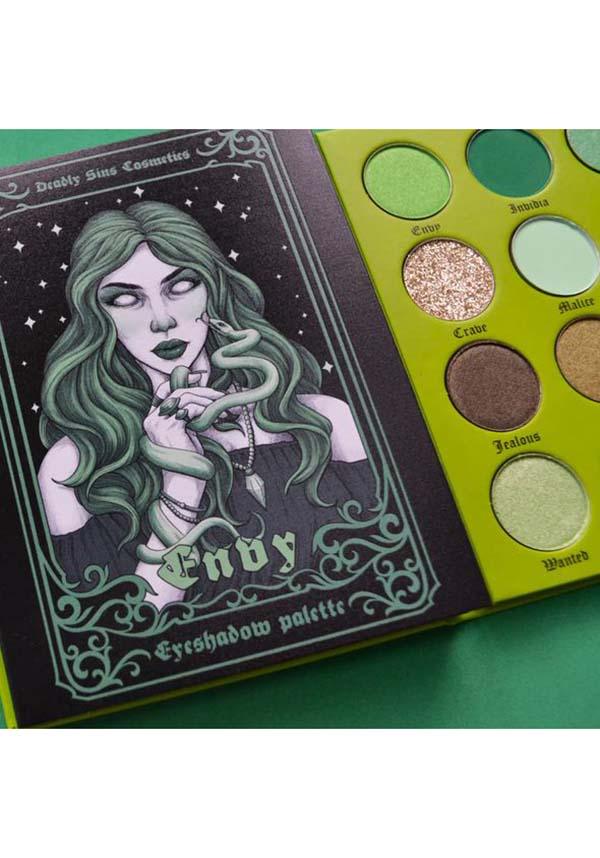 Deadly Sins Cosmetics Envy Green Eyeshadow Makeup Palette