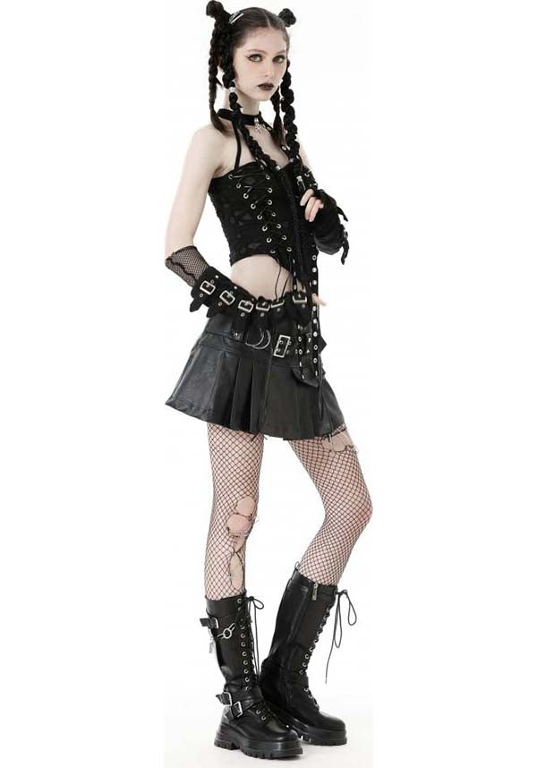 Unique and Eye - catching Complicated Halter Top for Fashion Lovers