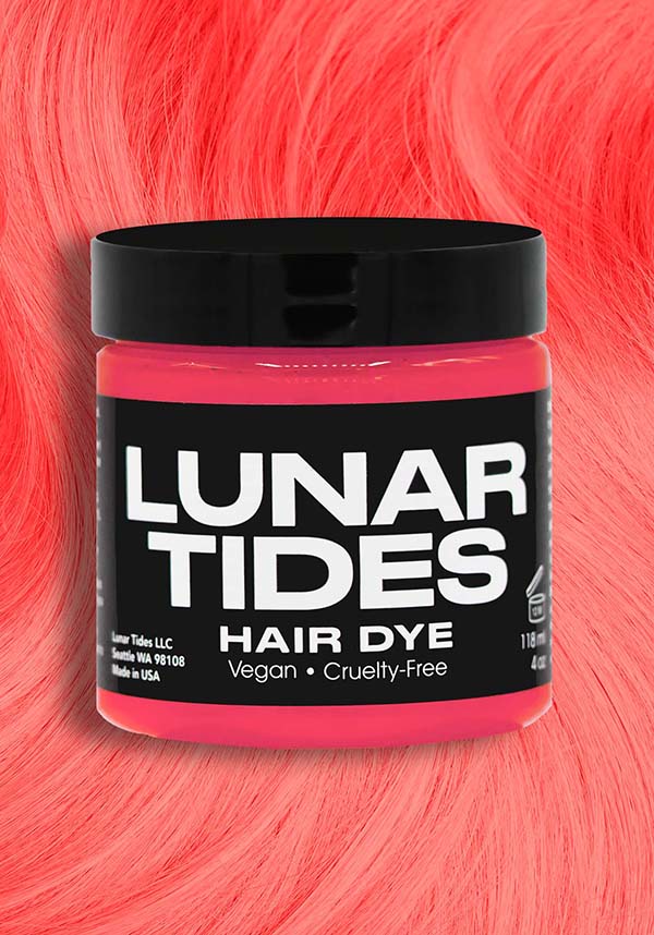 Lunar Tides Semi - Permanent Coral Pink Hair Coloring Dye