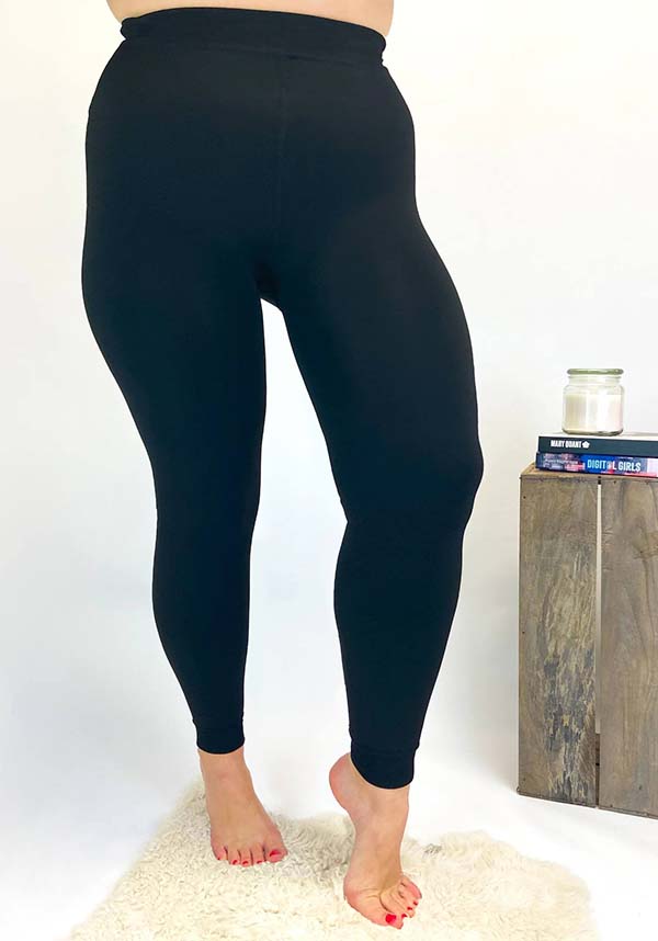 Pamela Mann Fleece Lined Footless Tights for Curvy Figures