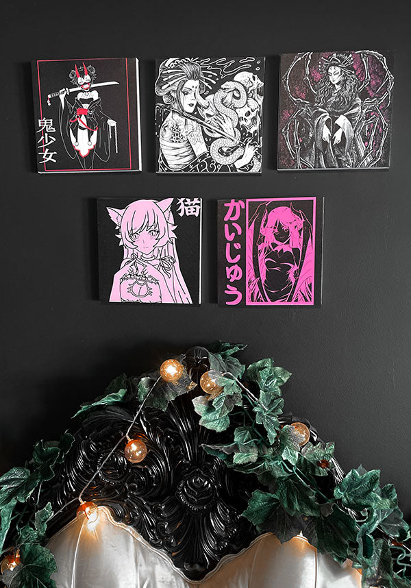 Volume 2: Mini Kaiju Canvas - A Pastel Pixie Masterpiece