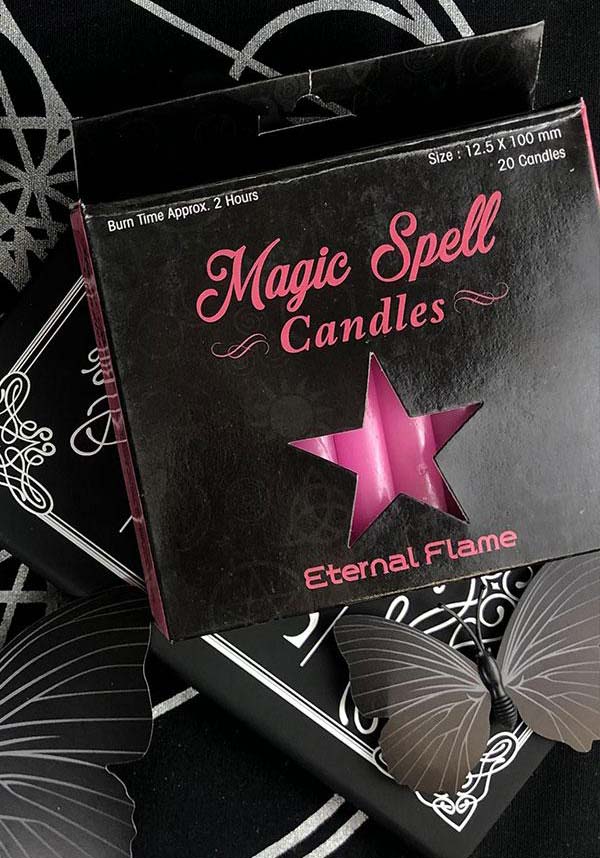 Pink Eternal Flame Spell Candles - Ideal for Alter Decor and Rituals