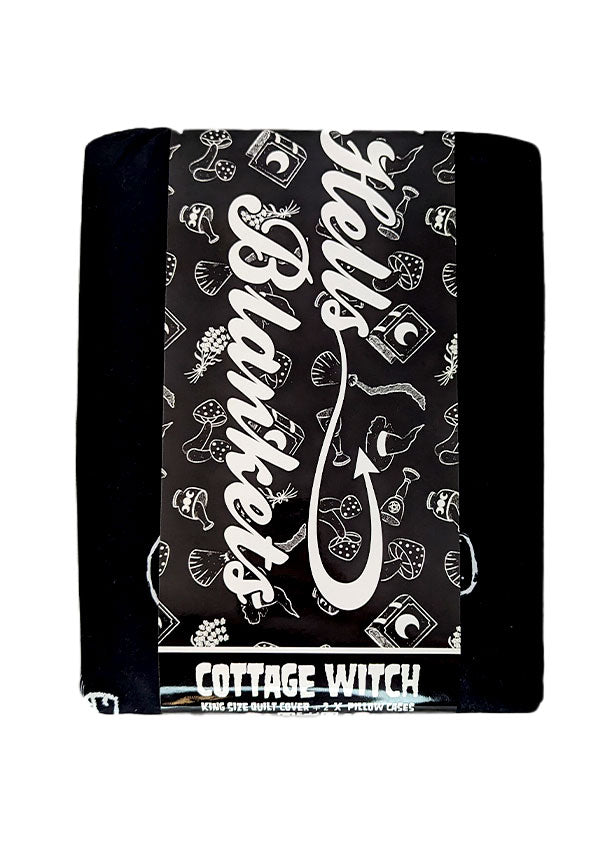 Cottage Witch King - Sized Quilt Set for Enchanting Bedrooms