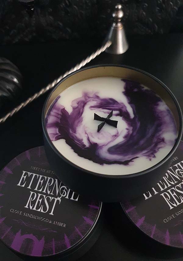 8oz TIN CANDLE - Eternal Rest with Unique Aroma
