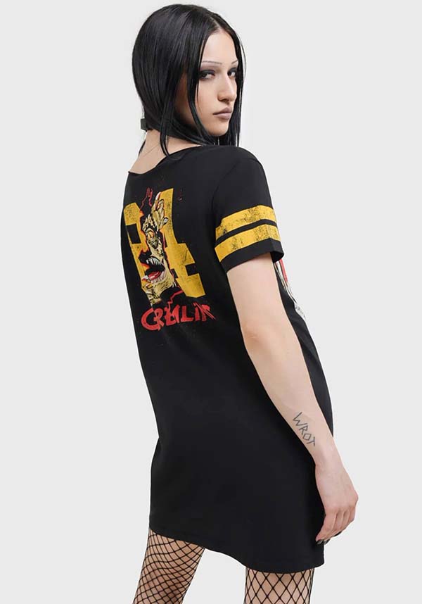 Licensed Gremlins Soft Stretch Cotton T-Shirt Dress - Trouble Maker Style