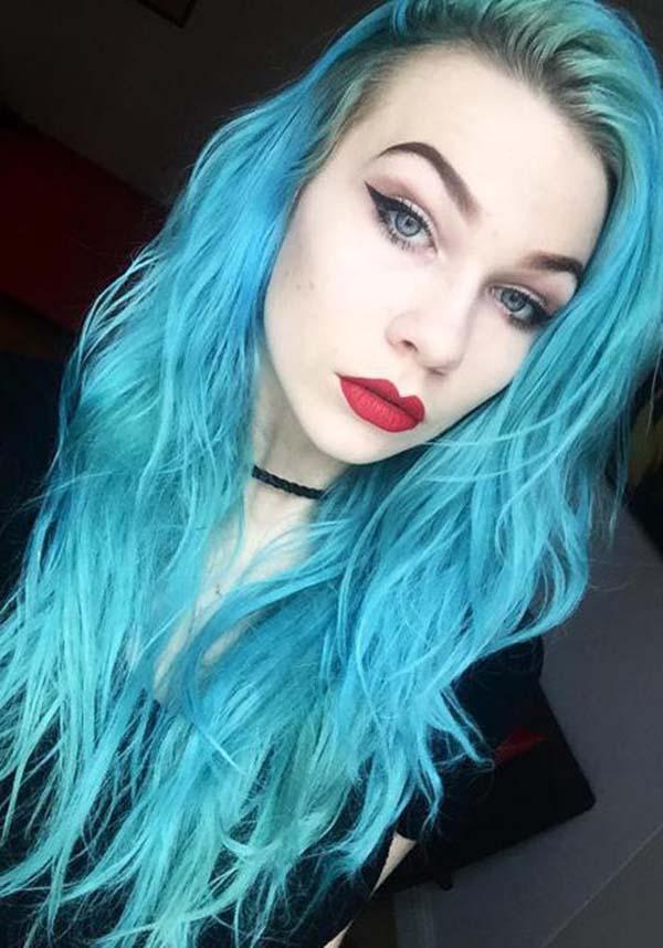 Lunar Tides Cyan Sky Semi - Permanent Turquoise Hair Dye