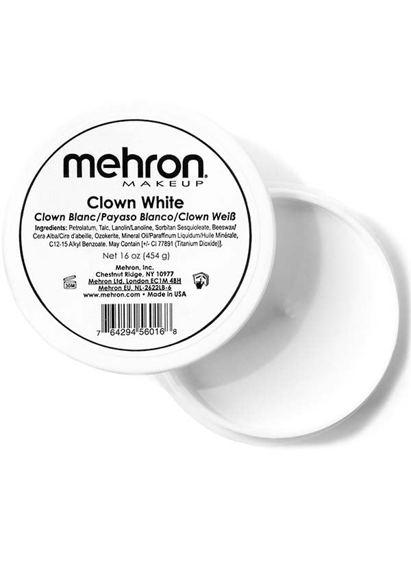 Professional-Grade Ultra-White Clown Foundation [454g]
