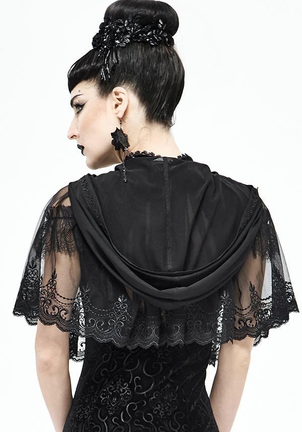 Void Century | Mysterious Hooded Capelet for a Spooky Look