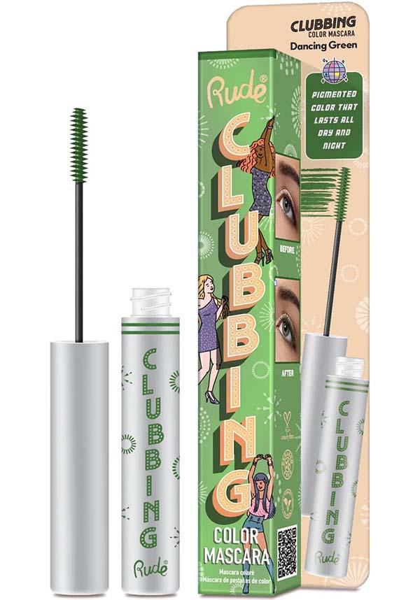 Rude's Clubbing Colorful Dancing Green Mascara for All - Day and Night Wear