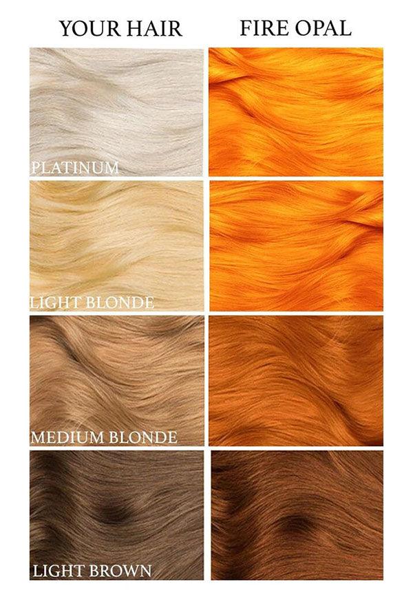 Lunar Tides Semi - Permanent Vegan Fire Opal Yellow - Orange Hair Dye