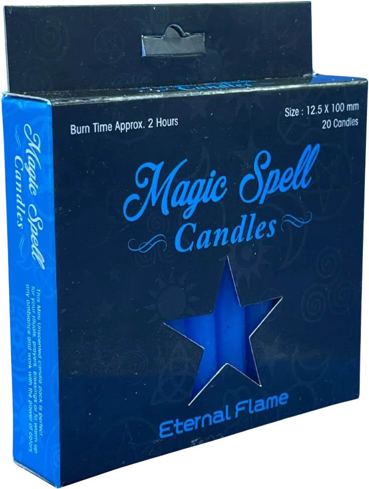 Light Blue Eternal Flame Spell Candles for Magic Rituals