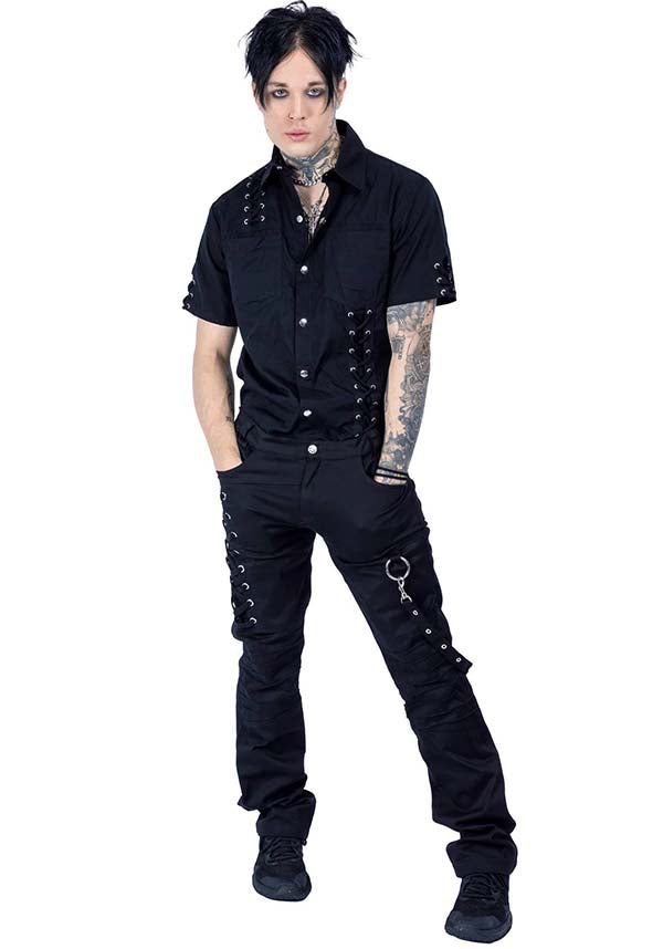 Poizen Industries' Unique and Edgy Colley Pants for Alternative Style
