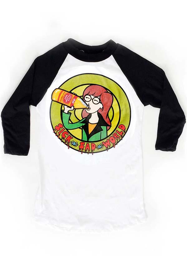 Vera's Eyecandy Daria Baseball T-Shirt: Soft, Stylish & Made in USA