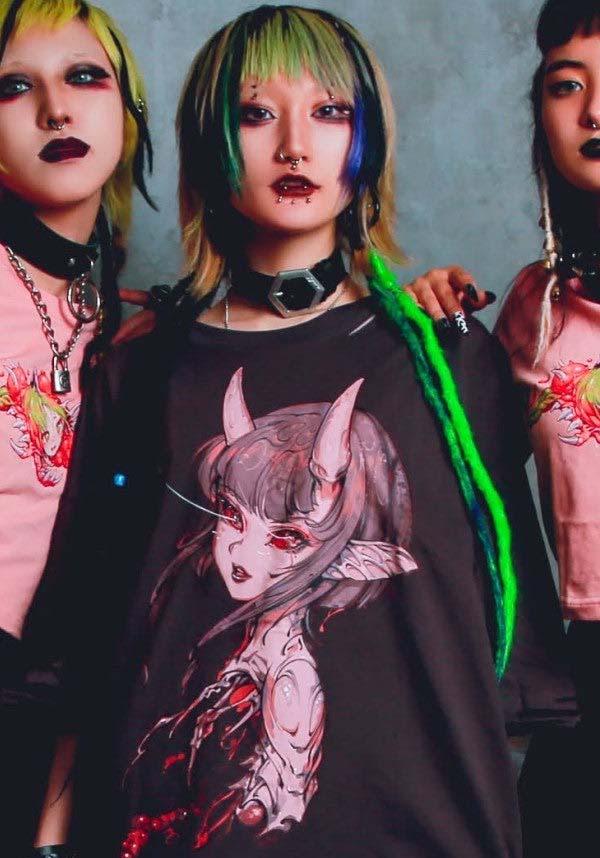 Grey Chrysalis Design T-Shirt from the 'Haunted Hallucinogens' Collection