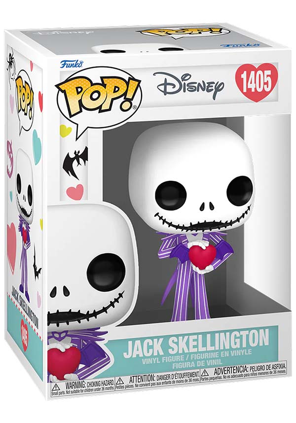 2024 Valentine's Day Jack Skellington POP! Vinyl from The Nightmare Before Christmas