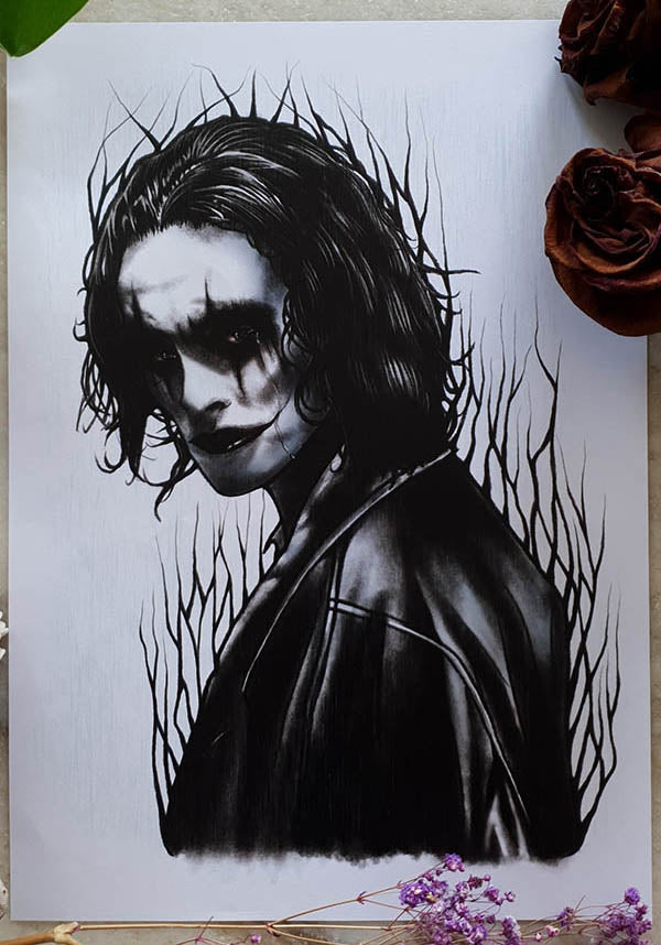 Eric Draven from The Crow Art Print - High - Quality Wall Decor