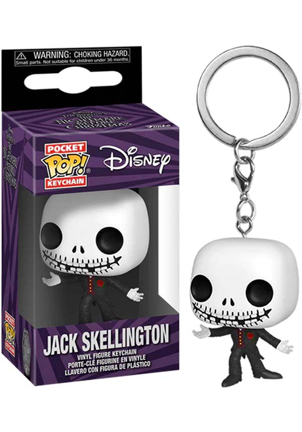 The Nightmare Before Christmas 30th Anniversary - Formal Jack Skellington Pocket Pop! Keychain Collectible Item