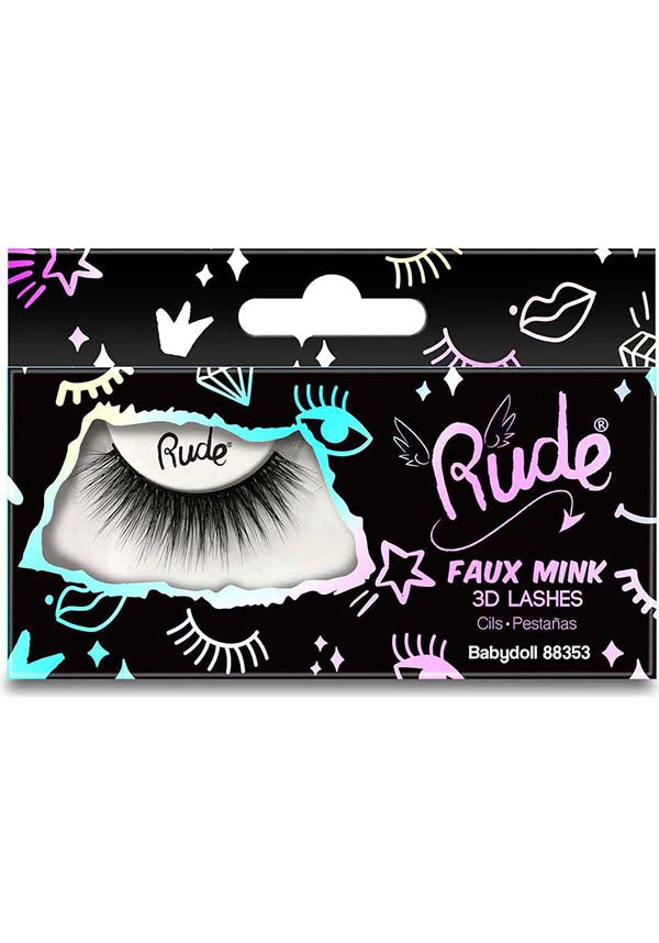 Essential Babydoll Style 3D Faux Mink Eyelashes for a Flirty Look