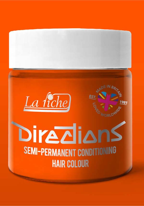 Fluorescent Orange Hair Colour Dye - 100ml Bottle for Stunning Locks