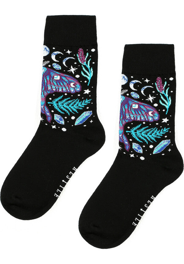 Restyle's Enchanting Forest Design Breathable Gothic Socks