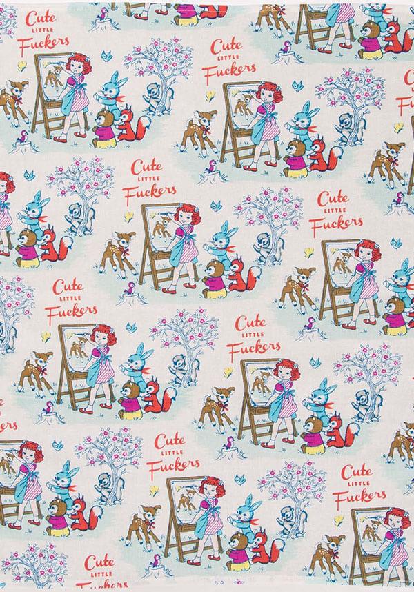 Adorable and Absorbent 100% Unbleached Cotton Dish Towel