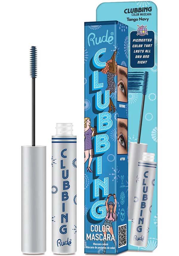 Rude's Clubbing Color Mascara in Tango Navy Shade