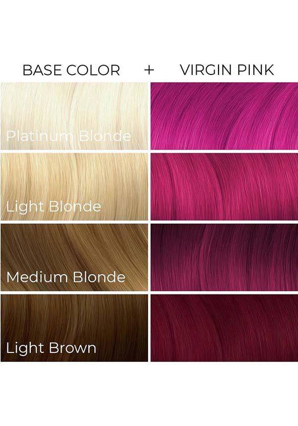 Arctic Fox Virgin Pink Semi - Permanent Hair Colour, 236ml Bottle