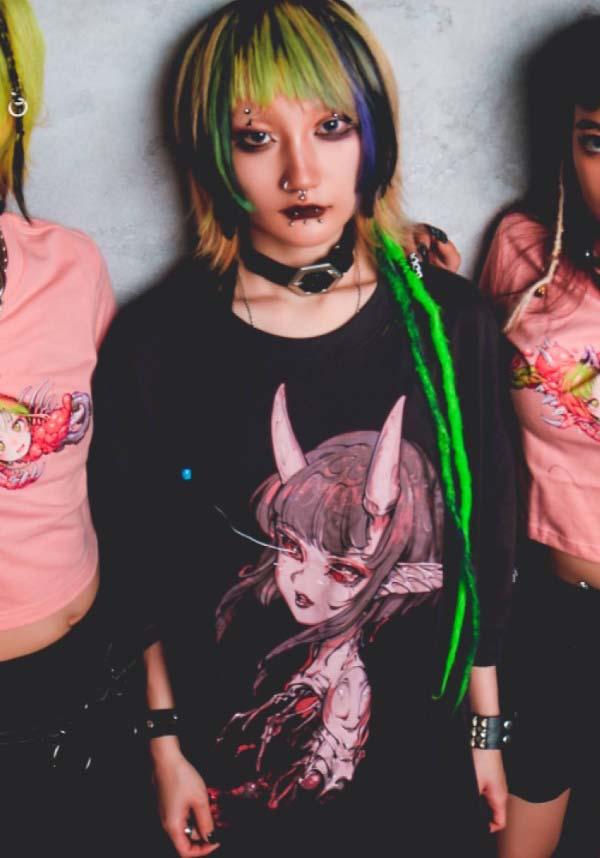 Grey Chrysalis Design T-Shirt from the 'Haunted Hallucinogens' Collection