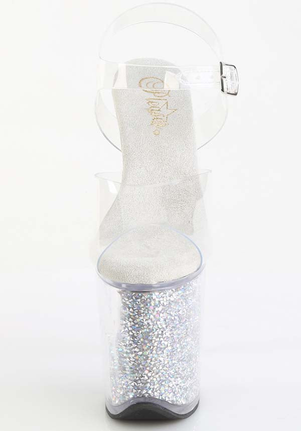 PRE-ORDER! Flamingo 808 Premium RSI Clear Platform Heels